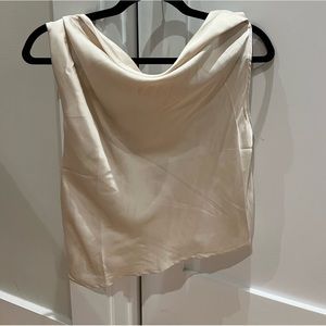 ASTR satin off the shoulder top. Xs, champagne color. Brand new with tags!!!